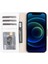 Mulvxurg URG02 Apple Iphone 13 Uyumlu Deri Cüzdanlı Kılıf F3 Beyaz (Mulvix) 2