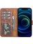 Mulvxurg URG02 Apple Iphone 13 Pro Max Uyumlu Deri Cüzdanlı Kılıf G2 Kahverengi (Mulvix) 2