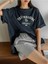 The Sunshine Baskılı Bisiklet Yaka Oversize Unisex T-Shirt 1
