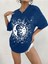 Asia Güneş Baskılı Overisze T-Shirt 3