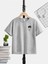 Palmiye California Baskılı Oversize Bisiklet Yaka Pamuklu Çocuk T-Shirt 1