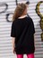 Kids Pembe Love's Baskılı Oversize Siyah Kız Çocuk T-Shirt 2