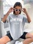 Büyük Beden U.s.a Kadın New York Baskılı Oversize T-Shirt 1