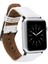 Mulvxurg URG02 Apple Watch Uyumlu Deri Kordon 42-44-45MM F3 Beyaz (Mulvix) 1
