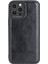 Mulvxurg URG02 Apple Iphone 12 Pro Max Uyumlu Deri Arka Kapak Rst1 Siyah (Mulvix) 1