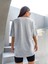 U.s.a Kadın New York Baskılı Oversize T-Shirt 2