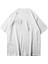 Beyaz First Class Baskılı Pamuk Oversize Bisiklet Yaka T-Shirt 2