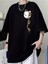 Cep Ayıcık Baskılı Oversize Unisex Pamuk T-Shirt 1