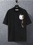 Cep Ayıcık Baskılı Oversize Unisex Pamuk T-Shirt 3