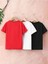 Çocuk Baskılı 3'lü Set Pamuklu Oversize T-Shirt 2