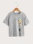 Kids Astronot Balon Gezegenler Baskılı Oversize Çocuk T-Shirt 1