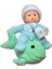 Mulvxurg URG02 Hediyelik Sevimli Mavi Bebek Biblo Polyester Süs Eşyası (Mulvix) 3