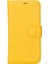 Mulvxurg URG02 Apple Iphone 13 Pro Uyumlu Deri Cüzdanlı Kılıf Limon Sarı (Mulvix) 2