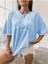 Büyük Beden Özel Tasarım California West Coast Baskılı 2023 Yaz Sezonu Oversize T-Shirt 5