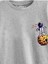 Kids Unisex Gri The Galaxy Gezegen Baskılı Oversize Bisiklet Yaka Çocuk Tshirtü 3