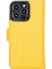 Mulvxurg URG02 Apple Iphone 13 Pro Uyumlu Deri Cüzdanlı Kılıf FL12 Sarı (Mulvix) 4