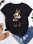 Unisex Mickey Mousse Baskılı Oversize T-Shirt 1