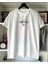 Vivre La Vie( Hayatı Yaşa ) Tasarım Baskılı Oversize Pamuklu Penye T-Shirt 2