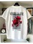 Vivre La Vie( Hayatı Yaşa ) Tasarım Baskılı Oversize Pamuklu Penye T-Shirt 3