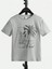 Sahil Kenarı(Beach) Baskılı Oversize Bisiklet Yaka Pamuklu Çocuk T-Shirt 1