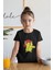 Şapkalı Pikachu Baskılı Oversize Pamuklu Çocuk T-Shirtü 2
