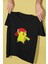 Şapkalı Pikachu Baskılı Oversize Pamuklu Çocuk T-Shirtü 3
