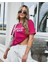 Unisex Büyük Beden Girls Baskılı Kısa Kol %100 Pamuk T-Shirt 2