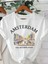 Unisex Amsterdam Baskılı Baskılı Kısa Kol %100 Pamuk T-Shirt 1
