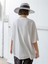 Büyük Beden Cosiness Baskılı Gri Oversize T-Shirt 5