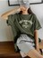 The Sunshine Baskılı Bisiklet Yaka Oversize Unisex T-Shirt 2