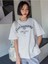The Sunshine Baskılı Bisiklet Yaka Oversize Unisex T-Shirt 1