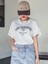 The Sunshine Baskılı Bisiklet Yaka Oversize Unisex T-Shirt 2