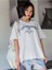 The Sunshine Baskılı Bisiklet Yaka Oversize Unisex T-Shirt 4