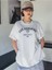 The Sunshine Baskılı Bisiklet Yaka Oversize Unisex T-Shirt 6