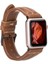 Mulvxurg URG02 Apple Watch Uyumlu Deri Kordon 42-44-45MM Nm3-As2 Taba (Mulvix) 1