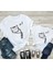 Anne Kız Çocuk Uyuyan Kedi Baskılı Bisiklet Yaka Pamuk T-Shirt(Kombin Yapmak Için 2 Adet Alınız) 2