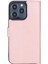 Mulvxurg URG02 Apple Iphone 13 Pro Uyumlu Deri Cüzdanlı Kılıf Toz Pembe (Mulvix) 3