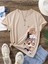Çocuk Yavru Kediler Basklı Oversize T-Shirt 1