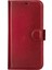 Mulvxurg URG02 Apple Iphone 15 Plus Uyumlu Deri Cüzdanlı Kılıf Mwwn V4EF Kırmızı (Mulvix) 4