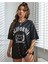 Calıfornia Baskılı Oversize Unisex T-Shirt 5