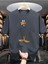 Unisex Baskılı Oversize T-Shirt 1