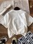 Kadın Leopar Kurdele Baskılı Crop T-Shirt 3