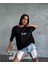 Unisex Büyük Beden Sırt Kanat Angel Baskılı Baskılı Kısa Kol %100 Pamuk T-Shirt 2