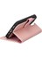 Mulvxurg URG02 Apple Iphone 15 Uyumlu Deri Cüzdanlı Kılıf Mwwn Nu2 Pembe (Mulvix) 3