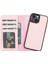 Mulvxurg URG02 Apple Iphone 13 Mini Uyumlu Deri Cüzdanlı Kılıf Nu2 Pembe (Mulvix) 1