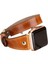 Mulvxurg URG02 Apple Watch Uyumlu Deri Kordon 42-44-45MM Slim Dt Gt V18 (Mulvix) 1