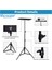 Çok Amaçlı Ayaklı Projeksiyon ve Notebook Standı, Metal, 2.1 mt Tripod, Siyah 5