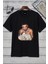 Unisex Uzi El Chavo Baskılı Oversize %100 Pamuk Boyfriend T-Shirt 1