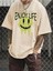 Unisex Tasarım Baskılı Oversize T-Shirt 1