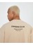 Büyük Beden Göğüs Detaylı Represent Owners' Club Baskılı Oversize Pamuk T-Shirt 4